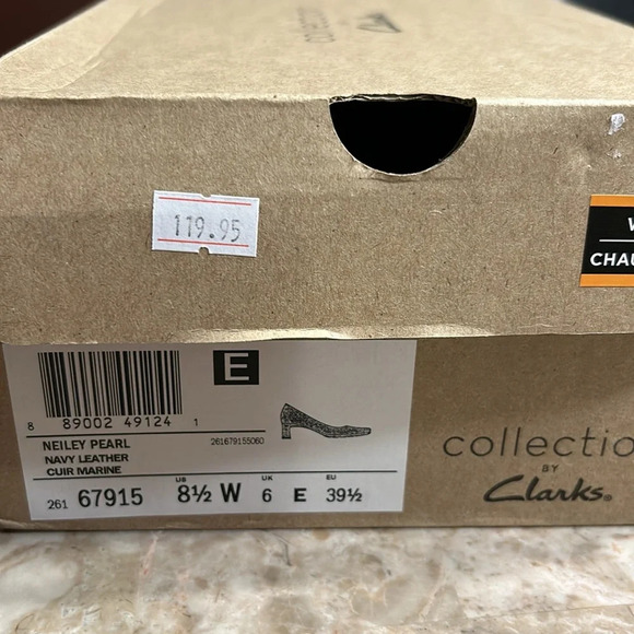 Clark’s women leather shoes, NEW! Chunky heel,Neiley Pearl,comfy,office,classy - Picture 11 of 14